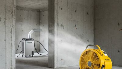 Turbo Trocknung mit Ventilator