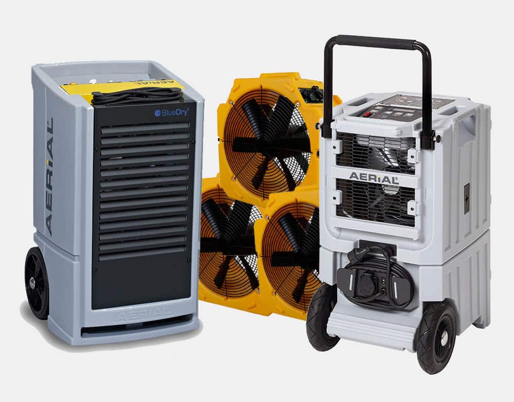 Bautrockner Sortiment: Kondenstrockner und Adsorptionstrockner von TreimAir